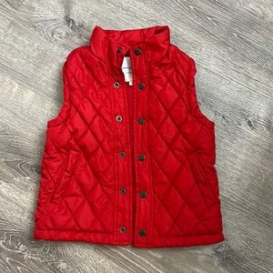 Janie and Jack - red puffer vest